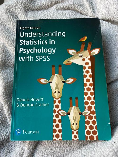 Understanding Statistics in Psychology with SPSS, Boeken, Studieboeken en Cursussen, Gelezen, HBO, Ophalen of Verzenden
