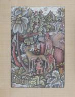 Indonesische schilderij, Antiek en Kunst, Kunst | Schilderijen | Klassiek, Ophalen