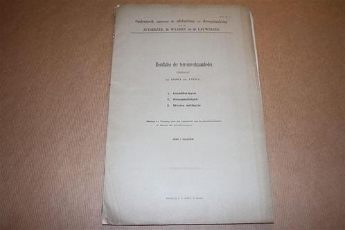 Resultaten terreinwerkzaamheden afsluiting Zuiderzee 1890 1!, Boeken, Geschiedenis | Vaderland, Gelezen, 20e eeuw of later, Ophalen of Verzenden