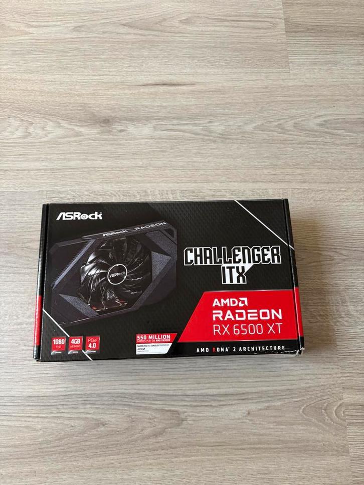 ASRock Radeon RX 6500 XT Phantom Gaming 4GB OC – Videokaart, Computers en Software, Videokaarten, Zo goed als nieuw, AMD, PCI-Express 4.0