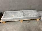 Natuursteen Marmer grijs wastafel, 100 tot 150 cm, Nieuw, Ophalen of Verzenden, Minder dan 100 cm