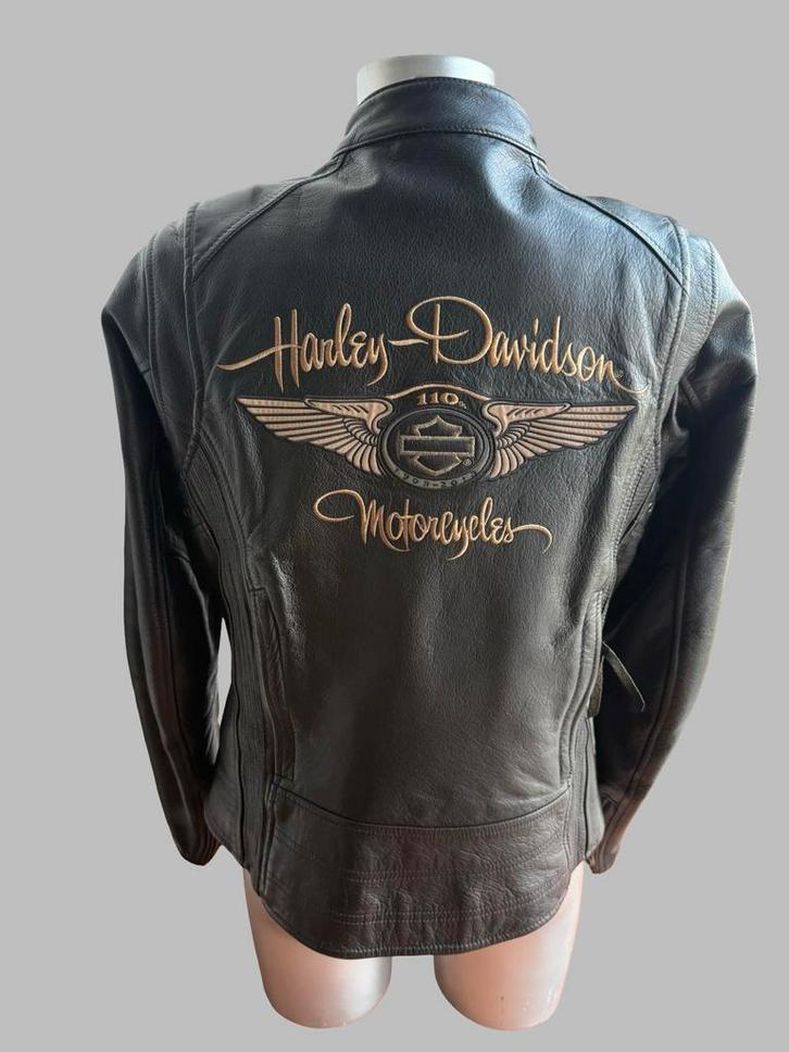 Harley Davidson Leren Motorjas Dames Limited Edition, Motoren, Kleding | Motorkleding, Jas | leer, Dames, Tweedehands, Ophalen of Verzenden