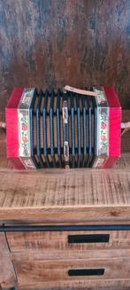 Concertina accordeon vintage, Muziek en Instrumenten, Accordeons, Ophalen of Verzenden, Gebruikt, 120-bas, Overige merken