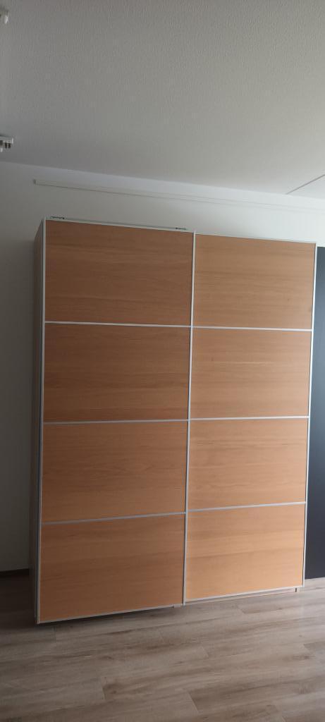 Pax kast, legplanken, kleur licht eiken, Huis en Inrichting, Kasten | Kledingkasten, Gebruikt, 200 cm of meer, 100 tot 150 cm
