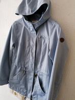 Licht blauwe jas m 38 € 8.00 vaste prijs, Ophalen, Zo goed als nieuw, Maat 38/40 (M), Blauw