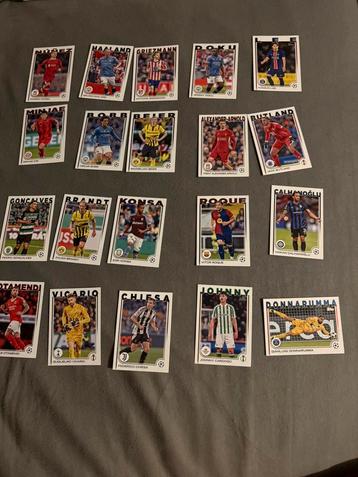 20x Topps Champions League kaarten beschikbaar voor biedingen