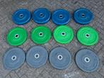 140 kg sidea (technogym) bumperplates, Sport en Fitness, Fitnessmaterialen, Ophalen, Sidea, Sidea, Sodea