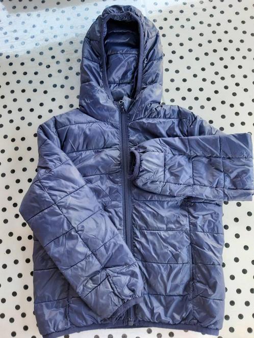 Blauwe jas tussenjas voorjaar najaar jongen meisje maat 110, Kinderen en Baby's, Kinderkleding | Maat 110, Zo goed als nieuw, Jongen of Meisje