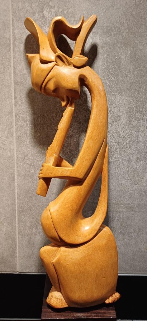 Art Deco fluitspeler, Bali ca 1930, Antiek en Kunst, Kunst | Niet-Westerse kunst, Ophalen of Verzenden