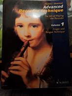 Blokfluit Lesboek - Vinger & Tong Techniek Vol. 1, Ophalen of Verzenden, Nieuw, Overige soorten, Blokfluit