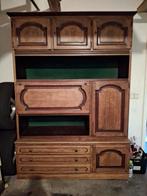 Grote massieve kast met alcohol vitrine bar., Antiek en Kunst, Antiek | Meubels | Kasten, Ophalen