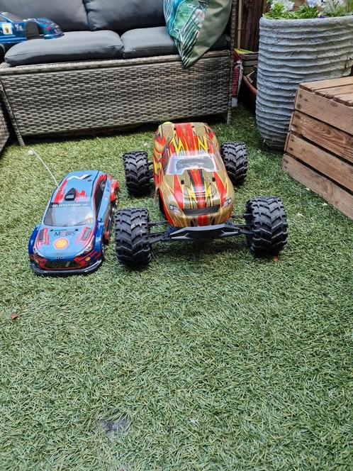 barbarian nxl 4wd en t2m, Hobby en Vrije tijd, Modelbouw | Radiografisch | Auto's, Gebruikt, Nitro, Ophalen of Verzenden