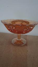 Carnival bonbon schaaltje oranje met een vleugje parelmoer., Antiek en Kunst, Antiek | Glas en Kristal, Ophalen