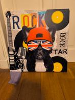 Stoer Schilderij - Kindvriendelijk 60x60cm, Ophalen, 50 tot 75 cm, Zo goed als nieuw, Schilderij