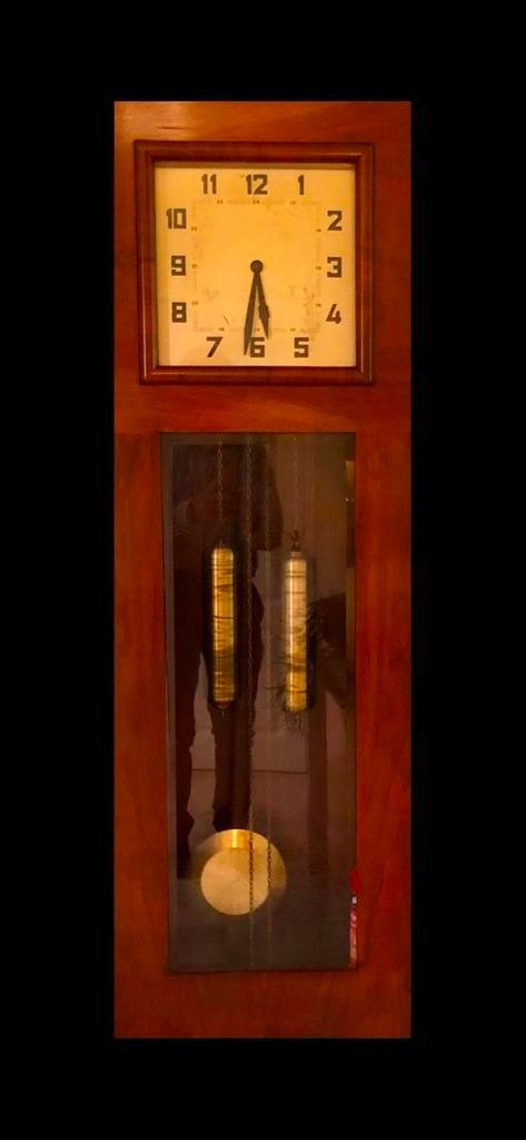 Art Deco Staande Klok - Prachtige Gong, Antiek en Kunst, Antiek | Klokken, Ophalen