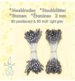 Leane Creatief meeldraden  80 matt en 80 pearl light grey 2, Materiaal, ., Nieuw, Ophalen of Verzenden