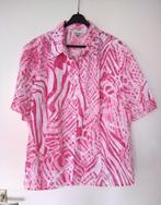 Mooie zomer blouse roze/wit – luchtig - maat 50, Kleding | Dames, Grote Maten, Setter, Ophalen of Verzenden, Roze, Zo goed als nieuw