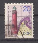 DDR met een Vuurtoren, Verzenden, DDR, Gestempeld
