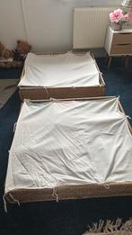 2 grote rieten opbergmanden, Huis en Inrichting, Ophalen, Gebruikt