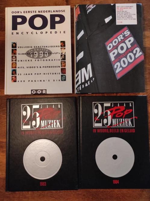 Set van 4 boeken Oor Popencyclopedie, 25 jaar popmuziek, Boeken, Muziek, Zo goed als nieuw, Genre of Stijl, Ophalen of Verzenden