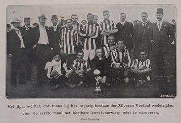 Voetbal tijdschrift met Sparta Winnaar Zilveren Bal - 1910 beschikbaar voor biedingen