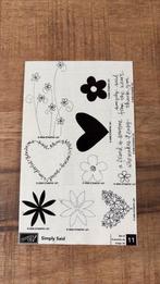 Stempel Stampin’Up Simply Said, Verzenden, Zo goed als nieuw