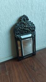 Antieke Indiase Teak Spiegel Victoriaanse Stijl, Ophalen, Rechthoekig, Minder dan 50 cm, Minder dan 100 cm