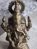 Antiek brons beeld van Hindoe God Ganesha 15cm, Antiek en Kunst, Antiek | Koper en Brons, Ophalen of Verzenden