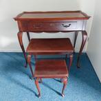 Set van drie tafeltjes, Huis en Inrichting, Tafels | Sidetables, Ophalen, Zo goed als nieuw, 25 tot 50 cm