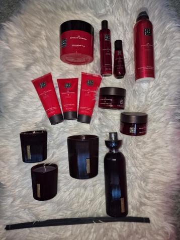 13x Rituals Ayurveda pakket scrub geurkaarsen bodycreme foam beschikbaar voor biedingen