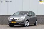 Opel Meriva 1.4 Turbo Cosmo Trekhaak 1e eig., Voorwielaandrijving, Gebruikt, Bruin, Leder en Stof