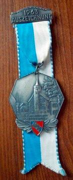 Eremedaille, Gelandelauf Pfäffikon Zwitserland 1963., Postzegels en Munten, Penningen en Medailles, Verzenden, Overige materialen