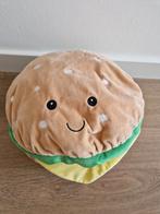 Knuffel Hema hamburger kussen 30 cm K8745, Ophalen of Verzenden