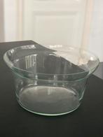 Decoratie schaal glas, Huis en Inrichting, Woonaccessoires | Vazen, Overige kleuren, Ophalen of Verzenden, Minder dan 50 cm, Glas