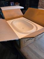 Nieuwe Vida wasbak ovaal 63x42x13, Huis en Inrichting, Badkamer | Badkamermeubels, Ophalen, Nieuw, 50 tot 100 cm, Minder dan 25 cm