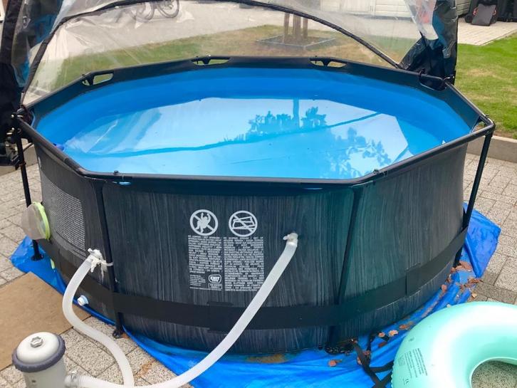 Zwembad exit toys 2,44 meter doorsnede, Tuin en Terras, Zwembaden, Gebruikt, Opzetzwembad, Minder dan 80 cm, 200 tot 300 cm, Rond