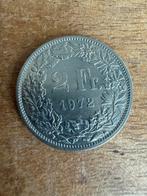 Zwitserse 2 franken munt 1972, Ophalen, Overige landen, Losse munt