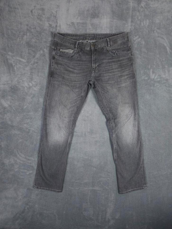PME Legend Broek Commander 3.0 W38 L32 Relaxed Fit Grijs, Kleding | Heren, Spijkerbroeken en Jeans, Zo goed als nieuw, W36 - W38 (confectie 52/54)