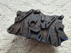 Oude (batik) stempel, Ophalen of Verzenden, Gebruikt, Houten stempel