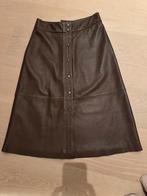 Claudia Sträter leren rok - maat 36 - nieuw!, Kleding | Dames, Rokken, Bruin, Nieuw, Ophalen of Verzenden, Claudia Sträter