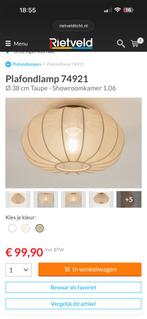 Rietveld Plafondlamp 74685 Ø 38 cm kleur Taupe, Huis en Inrichting, Lampen | Plafondlampen, Ophalen, Zo goed als nieuw