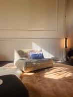 Ligne Roset Togo, vintage tweezitter, beige, Huis en Inrichting, Gebruikt, 75 tot 100 cm, Ophalen of Verzenden, Stof