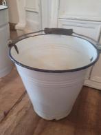 Antieke emaille emmer 10 liter inhoud, Antiek en Kunst, Antiek | Emaille, Ophalen of Verzenden