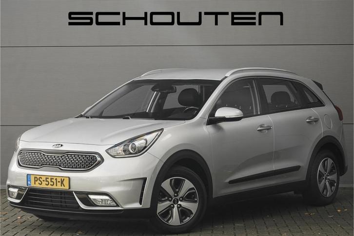 Kia Niro 1.6 GDi Hybrid DynamicLine Camera Navi CarPlay, Auto's, Kia, Bedrijf, Te koop, Niro, ABS, Achteruitrijcamera, Airbags
