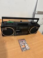 Vintage Stereo Radio Cassette Recorder Philips D-8090, Ophalen of Verzenden, Zo goed als nieuw