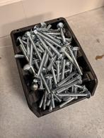 Slotbouten M8 x 80mm, Ophalen, Zo goed als nieuw, Bouten of Moeren