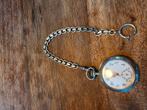 Zakhorloge met ketting, Antiek en Kunst, Antiek | Goud en Zilver, Ophalen of Verzenden