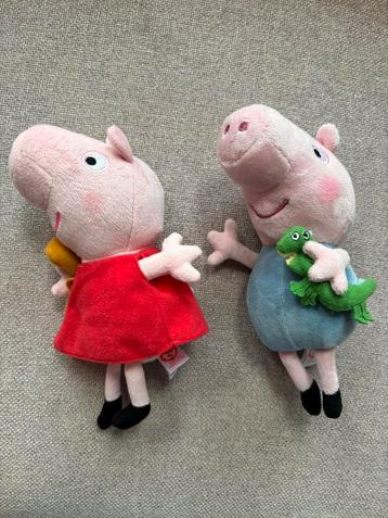 Ty, nieuw, peppa pig, George pig, set 