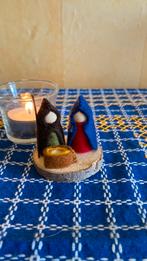 Jozef, Maria en kindje Jezus voor op de seizoen, jaar tafel, Hobby en Vrije tijd, Vilt, Verzenden, Nieuw, Figuurtje(s), Wolvilt
