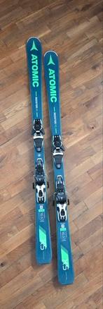 Atomic redster X5 blauw-groen 163 cm gewaxed en geslepen, Ophalen, 160 tot 180 cm, Gebruikt, Atomic